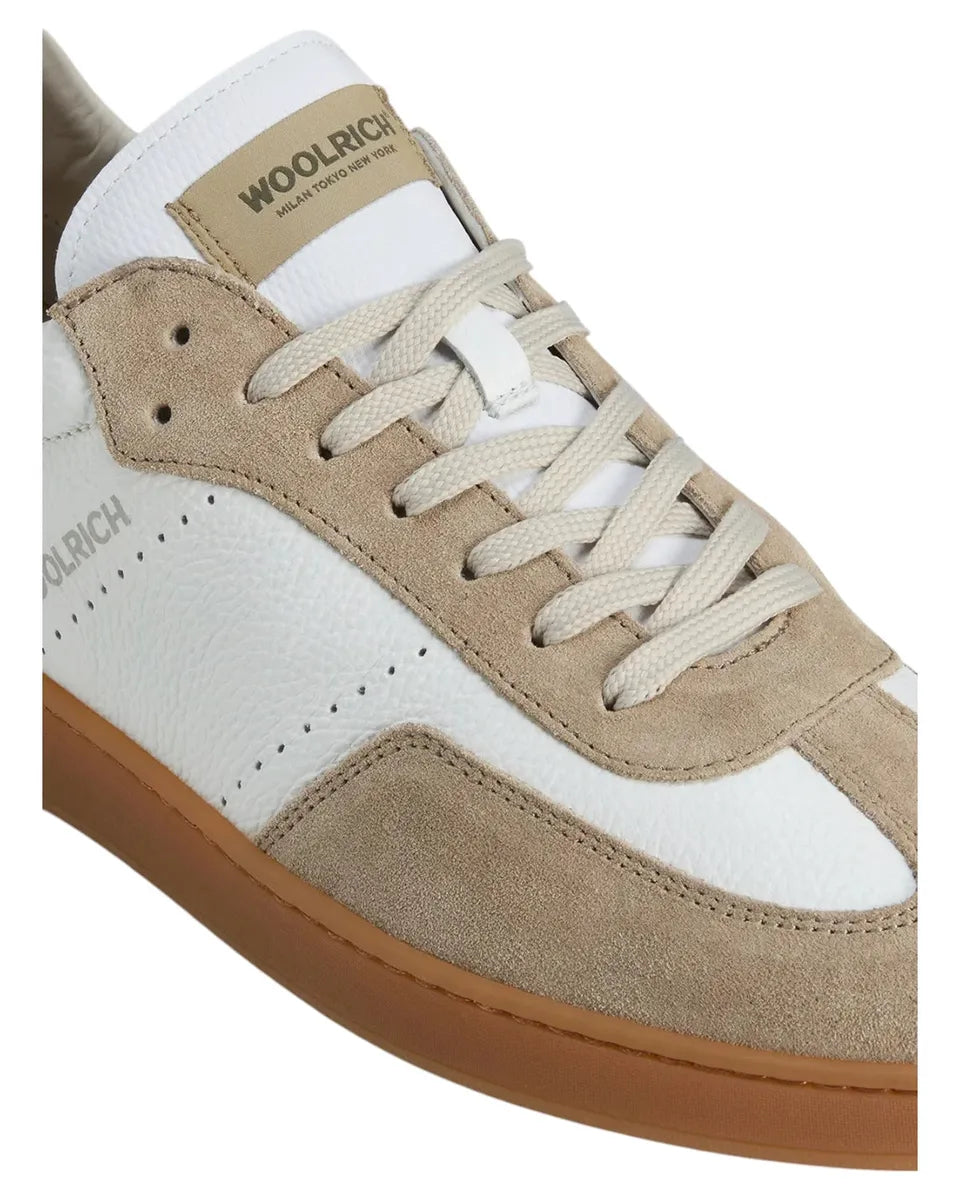 Sneakers Swing Court in Pelle Bottalata-Woolrich-Sneakers-Vittorio Citro Boutique