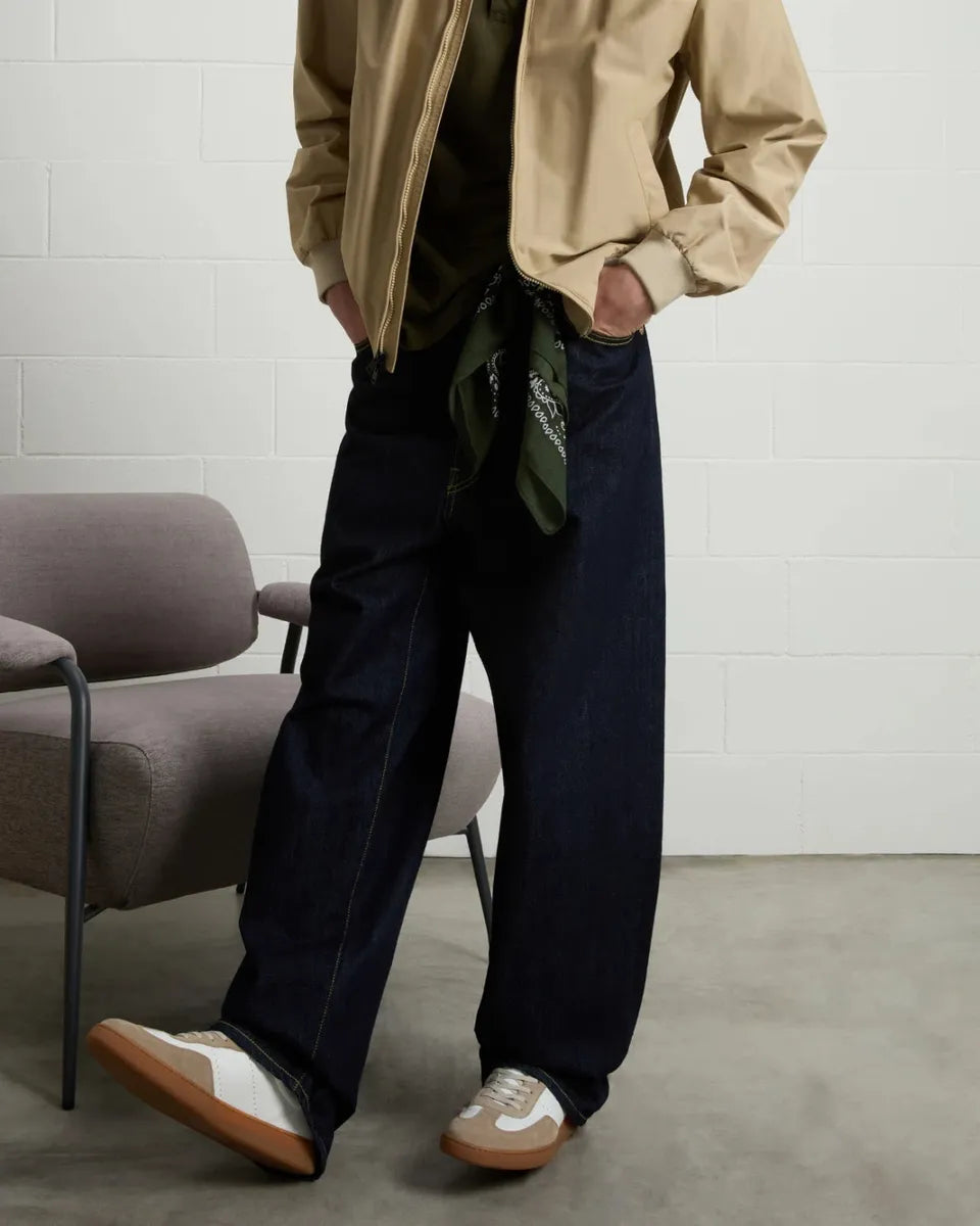 Sneakers Swing Court in Pelle Bottalata-Woolrich-Sneakers-Vittorio Citro Boutique