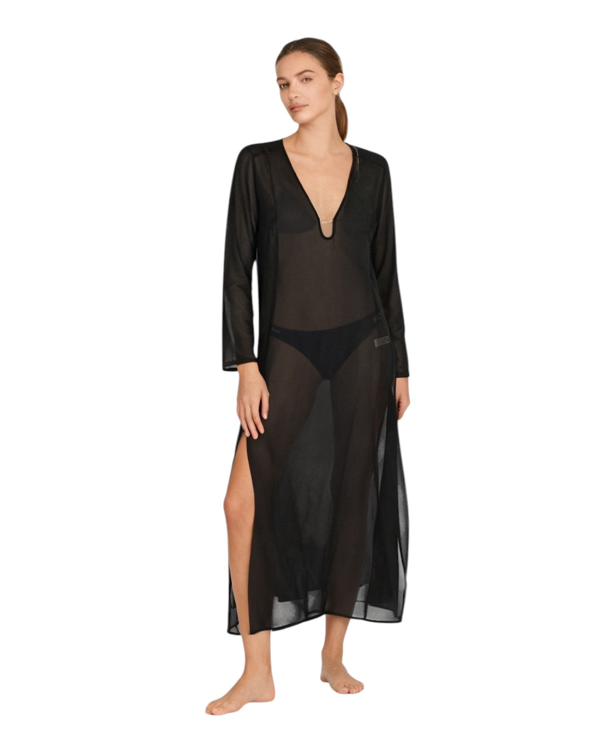 Georgette Cover-Up with Central Logo