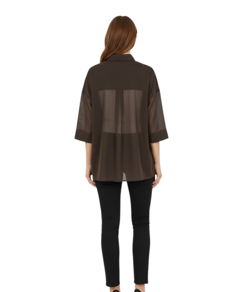 Camicia MMLSASIA MM Max Mara met korte mouwen