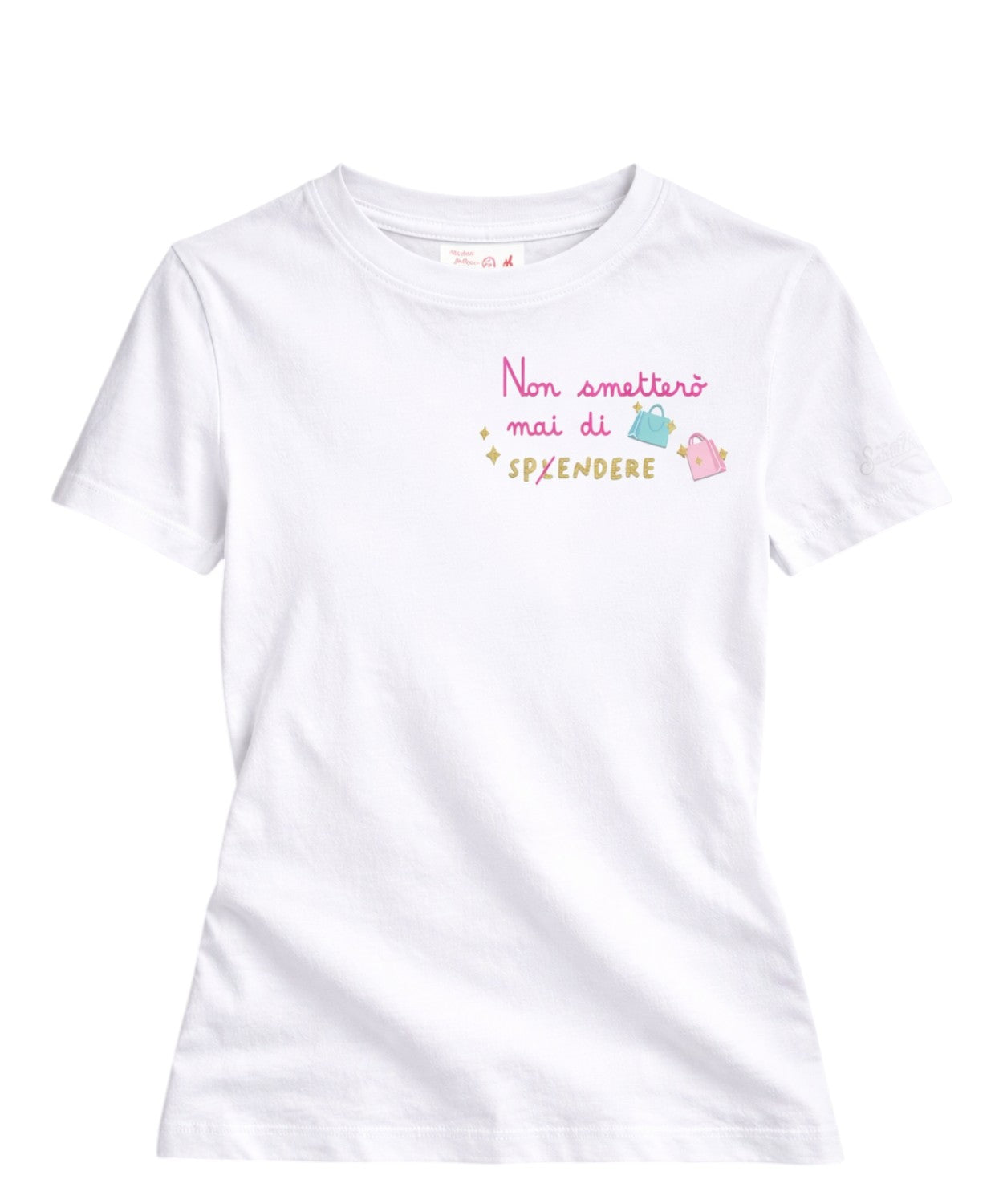 Emilie MC2 Saint Barth T-shirt with Embroidery