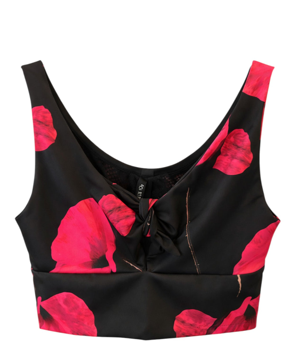 GUESS Women's Cropped Knot Top
