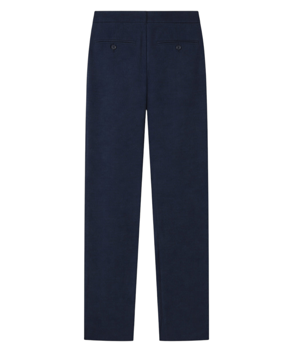 Emporio Armani Washed Twill Straight Trousers
