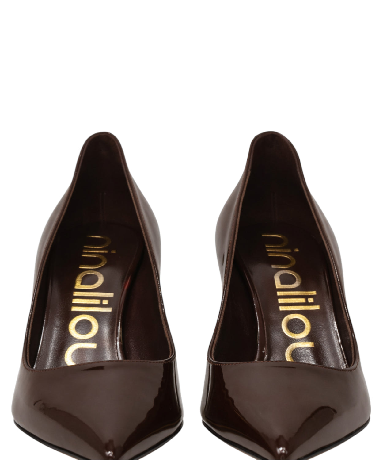 Décolleté Eva Vernice Marrone con Tacco 7.5cm