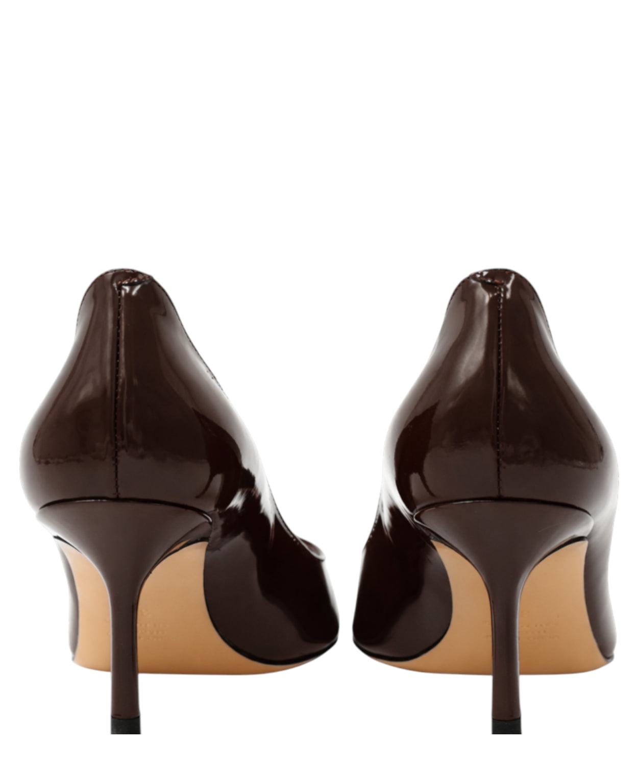 Décolleté Eva Vernice Marrone con Tacco 7.5cm