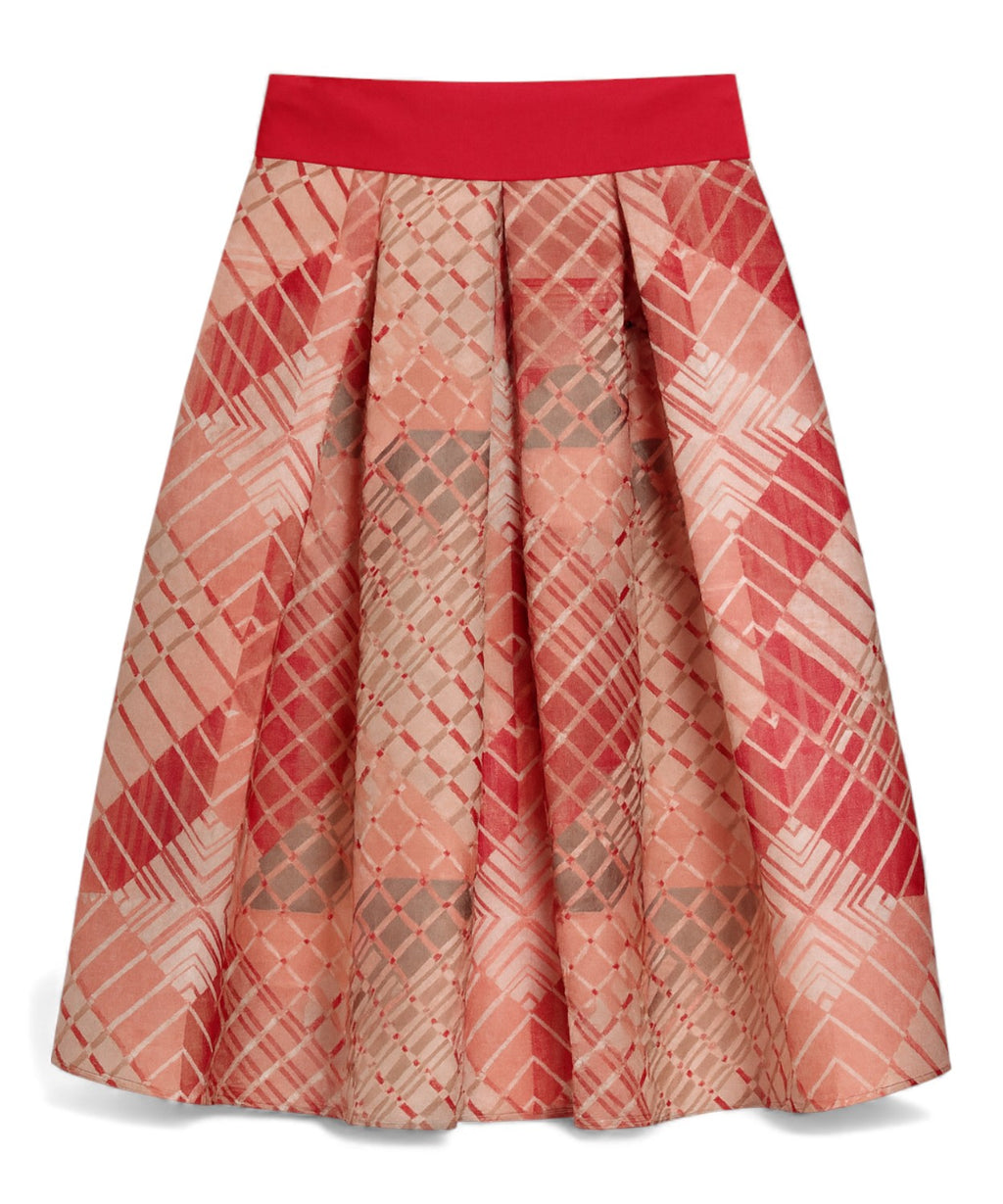Tuwè Flared Skirt with Elastic Waistband