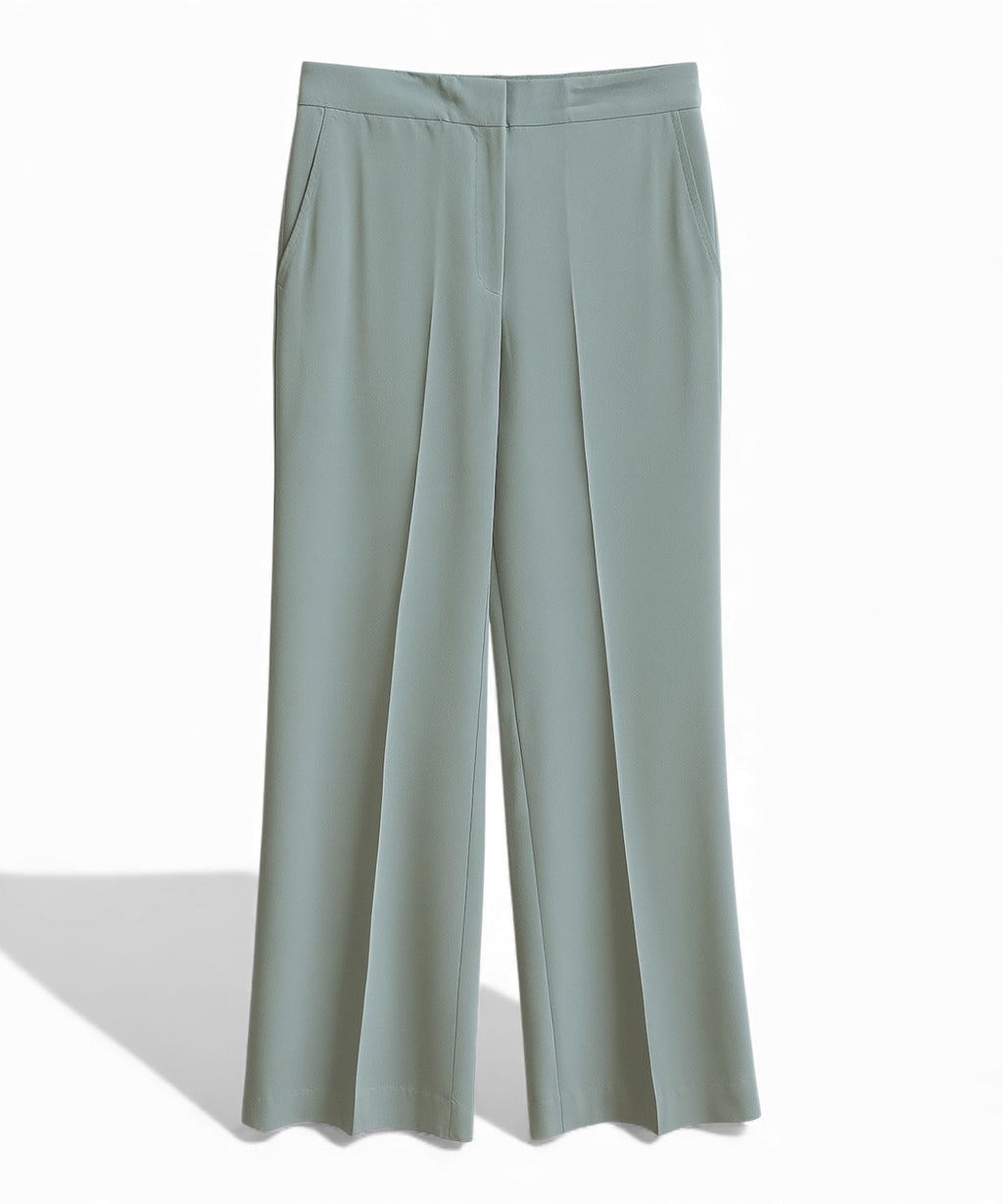 Malìparmi Crepe Trousers with Pleat