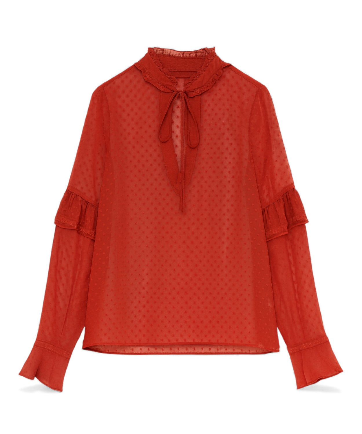 Blusa Chiffon Pois Twinset