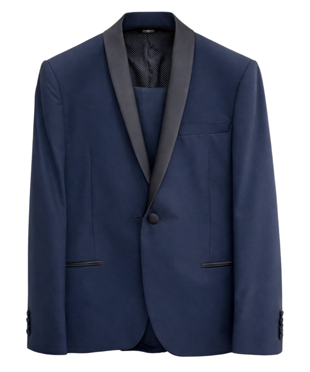 Havana & Co men's elegant suit with satin lapels