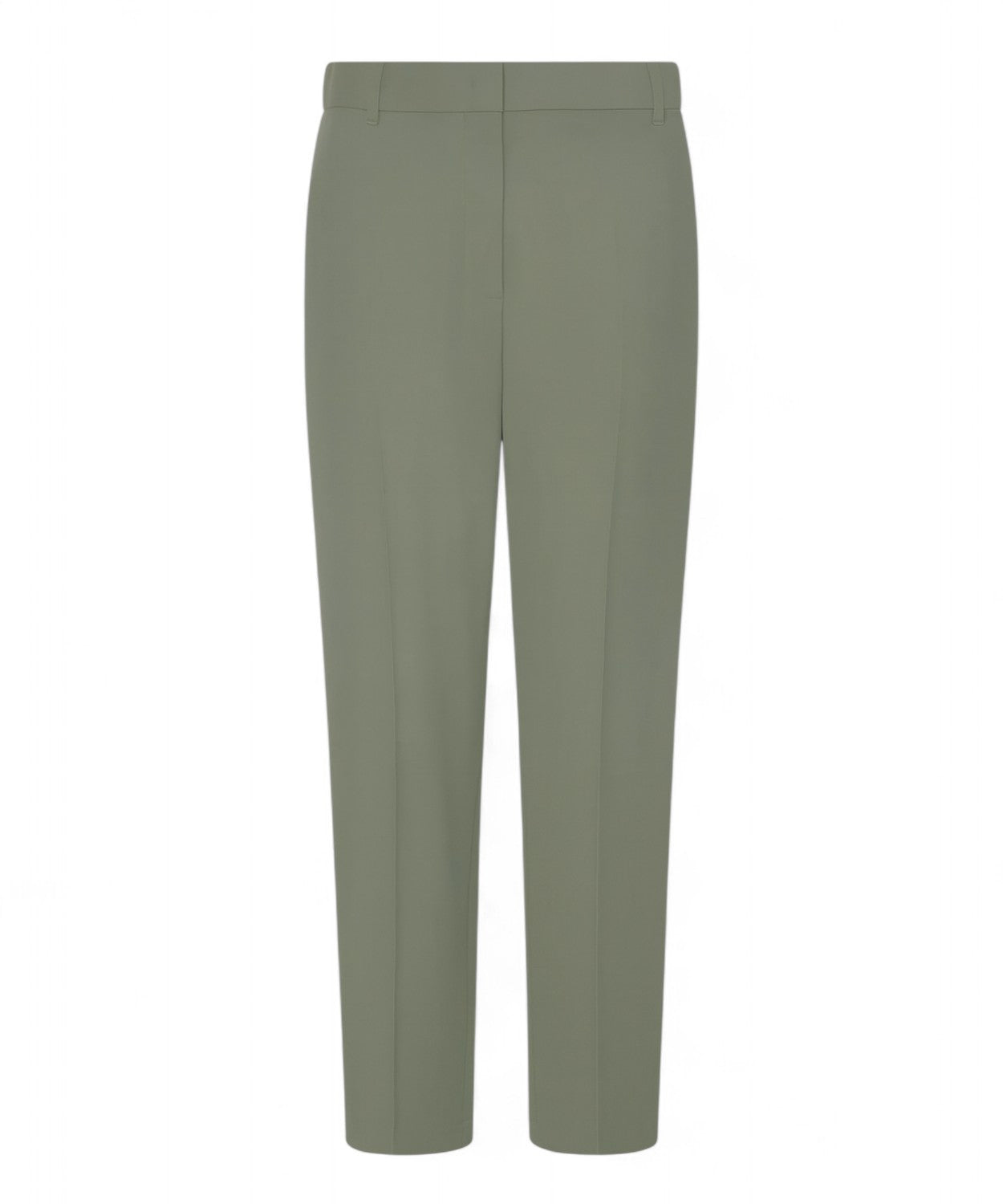 Pantalone slim in gabardina in pura lana