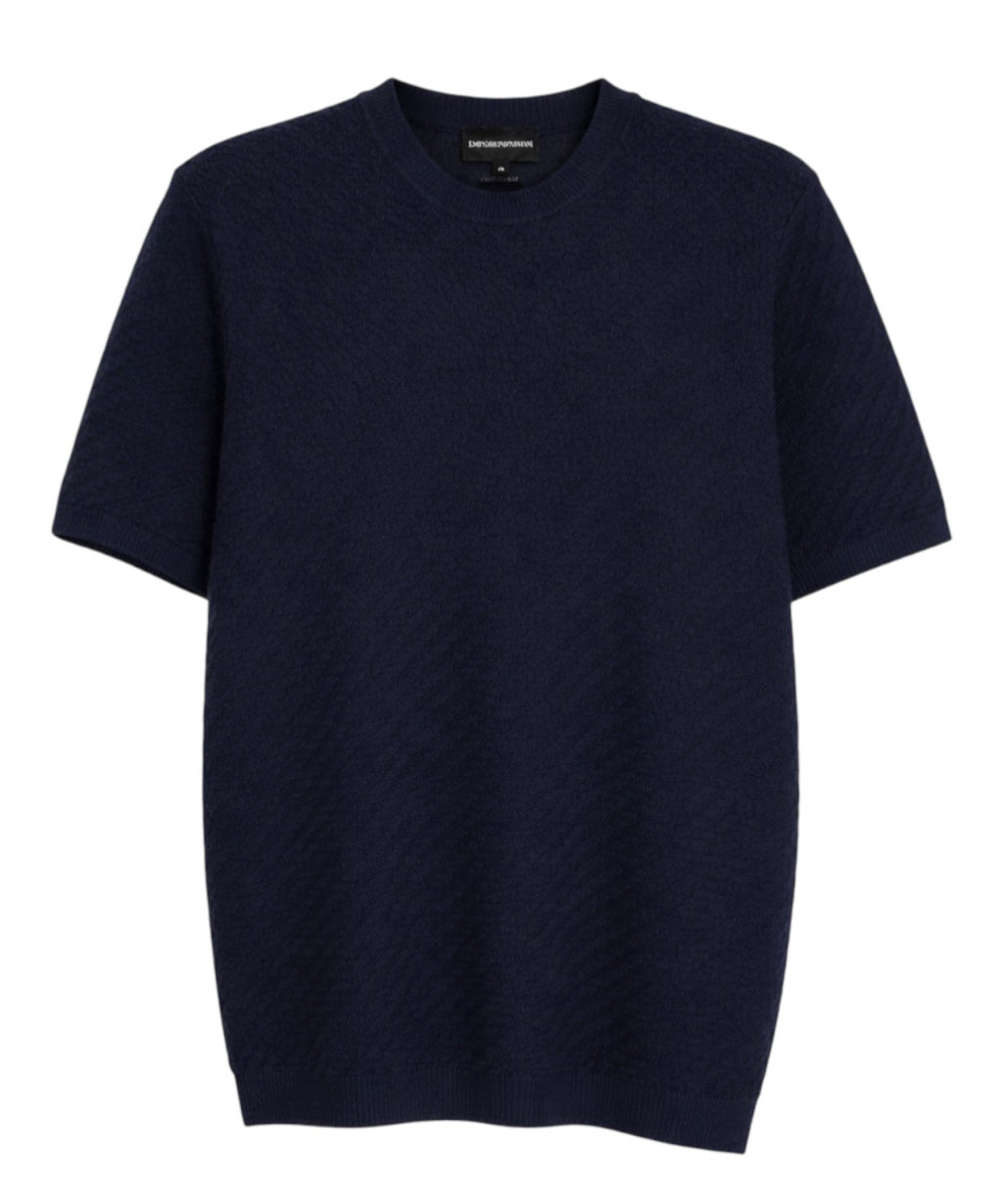 Emporio Armani Men's T-shirt with Raised Motif