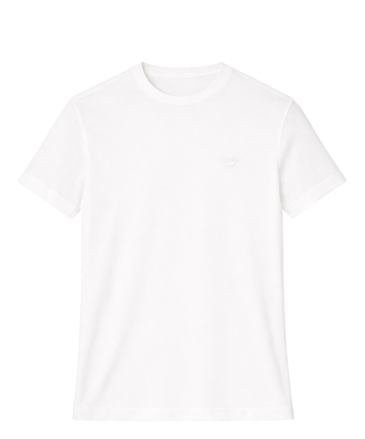 T-shirt slim fit Emporio Armani in modal con logo ricamato