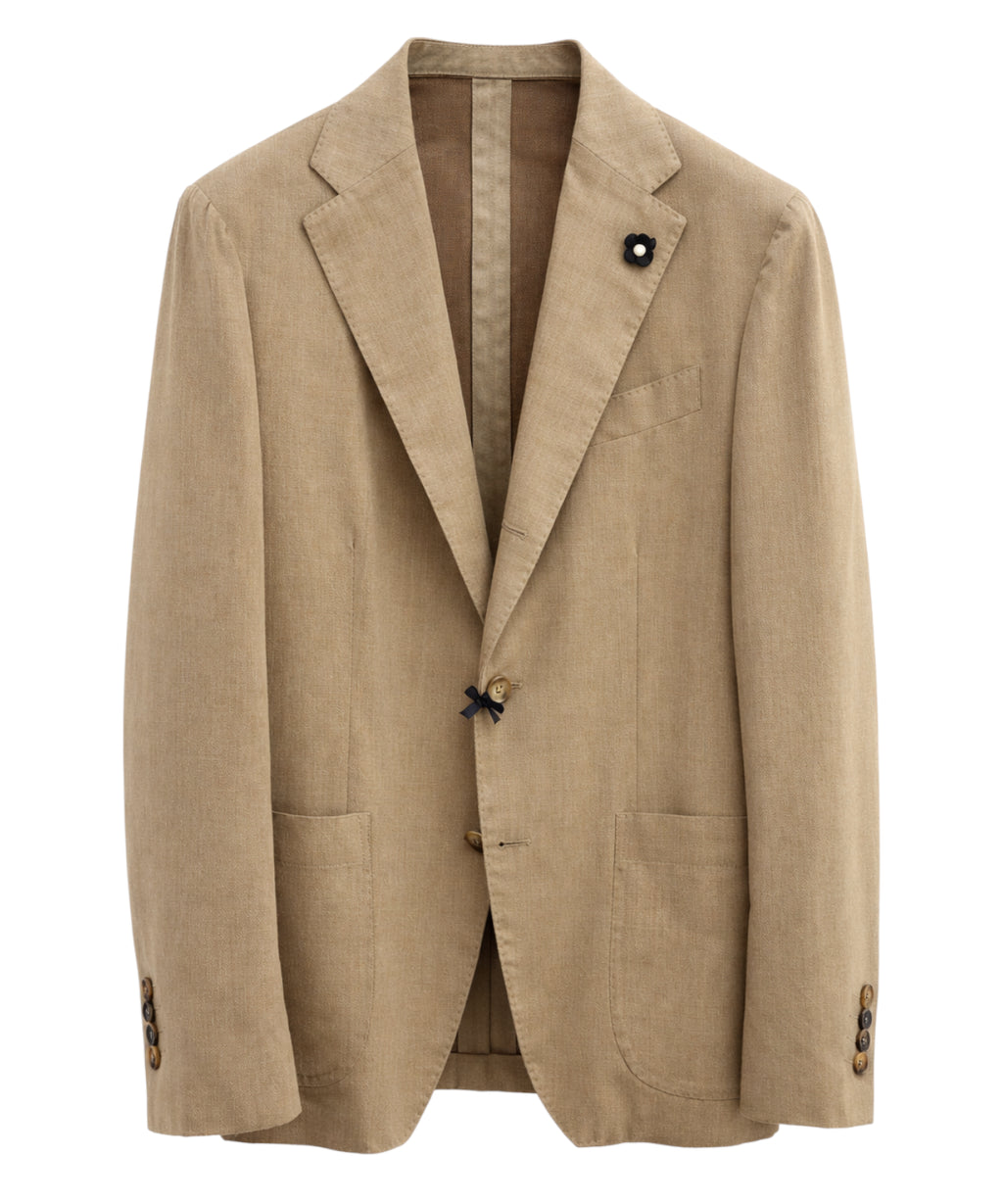 Lardini Single-Breasted Cotton Jacket