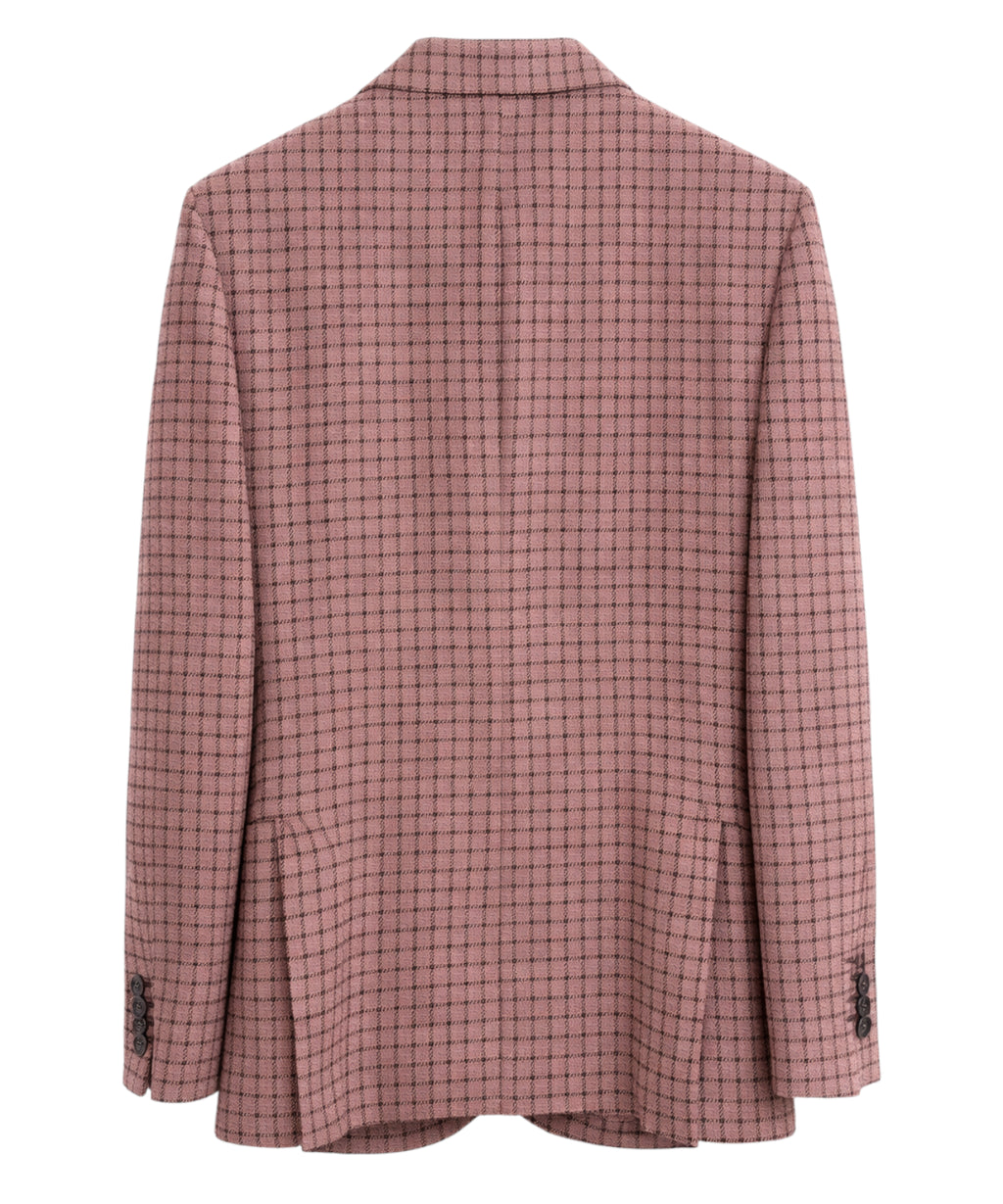 Lardini single-breasted cotton canvas jacket