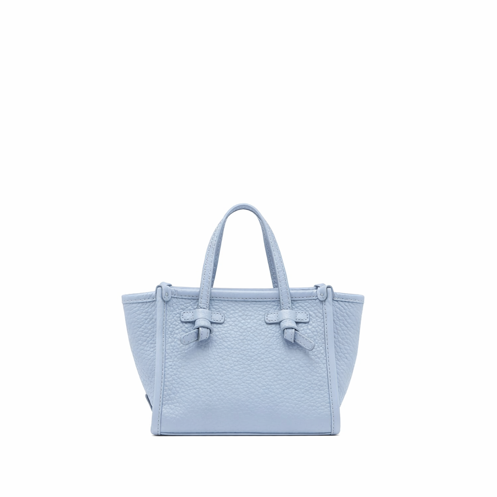 Gianni Chiarini Miss Marcella Mini Bag in Maxi Grained Double Leather with Shoulder Strap