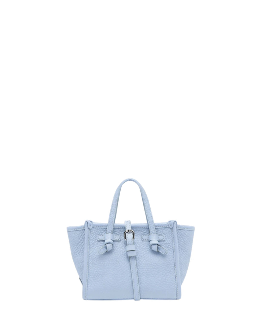Gianni Chiarini Miss Marcella Mini Bag in Maxi Grained Double Leather with Shoulder Strap