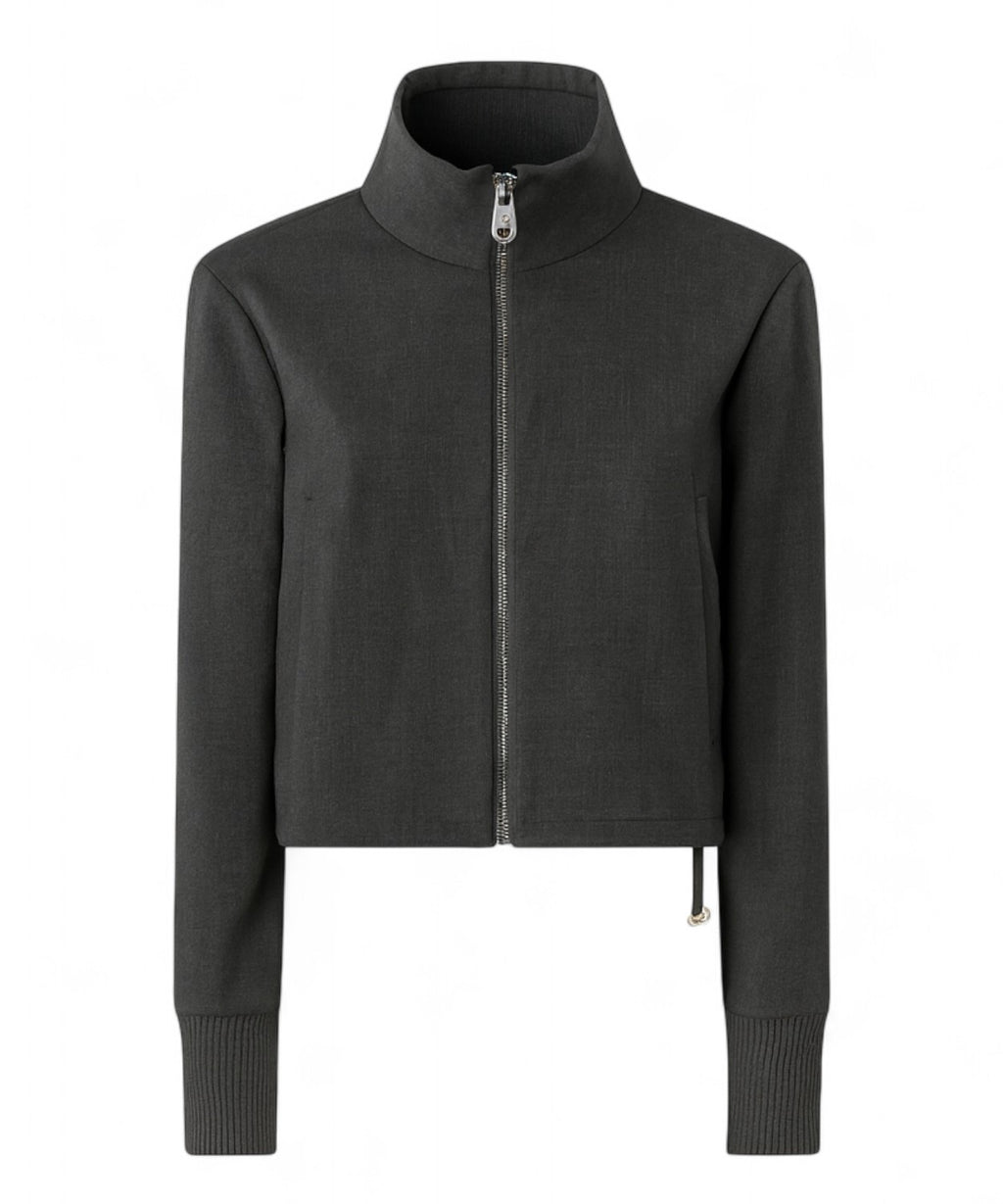Giacca Cropped Aderente con Coulisse-Giacche-Pinko-Vittorio Citro Boutique