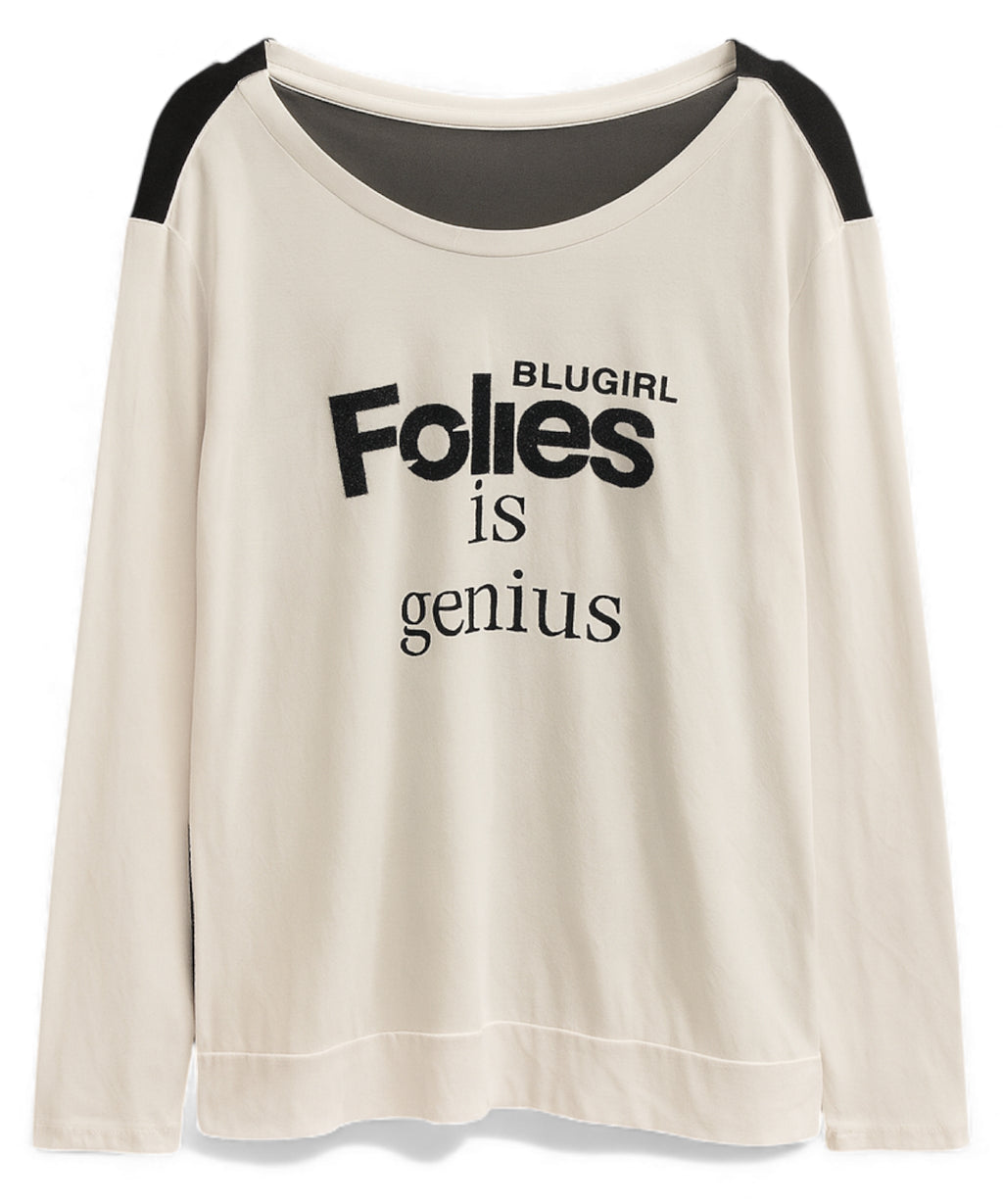 Blugirl Long Sleeve Top with Print