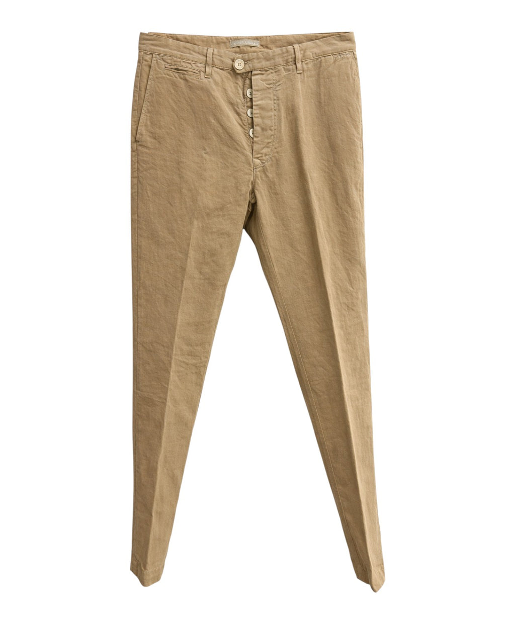 Men's cotton Tela Genova trousers for summer looks