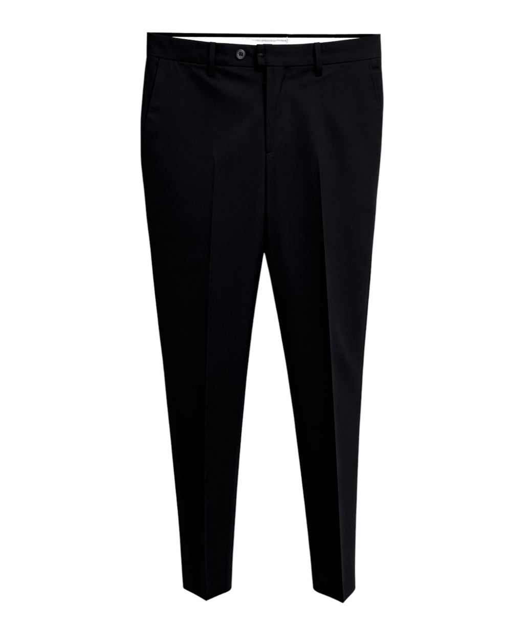 Men's Lardini black cotton trousers for every occasion