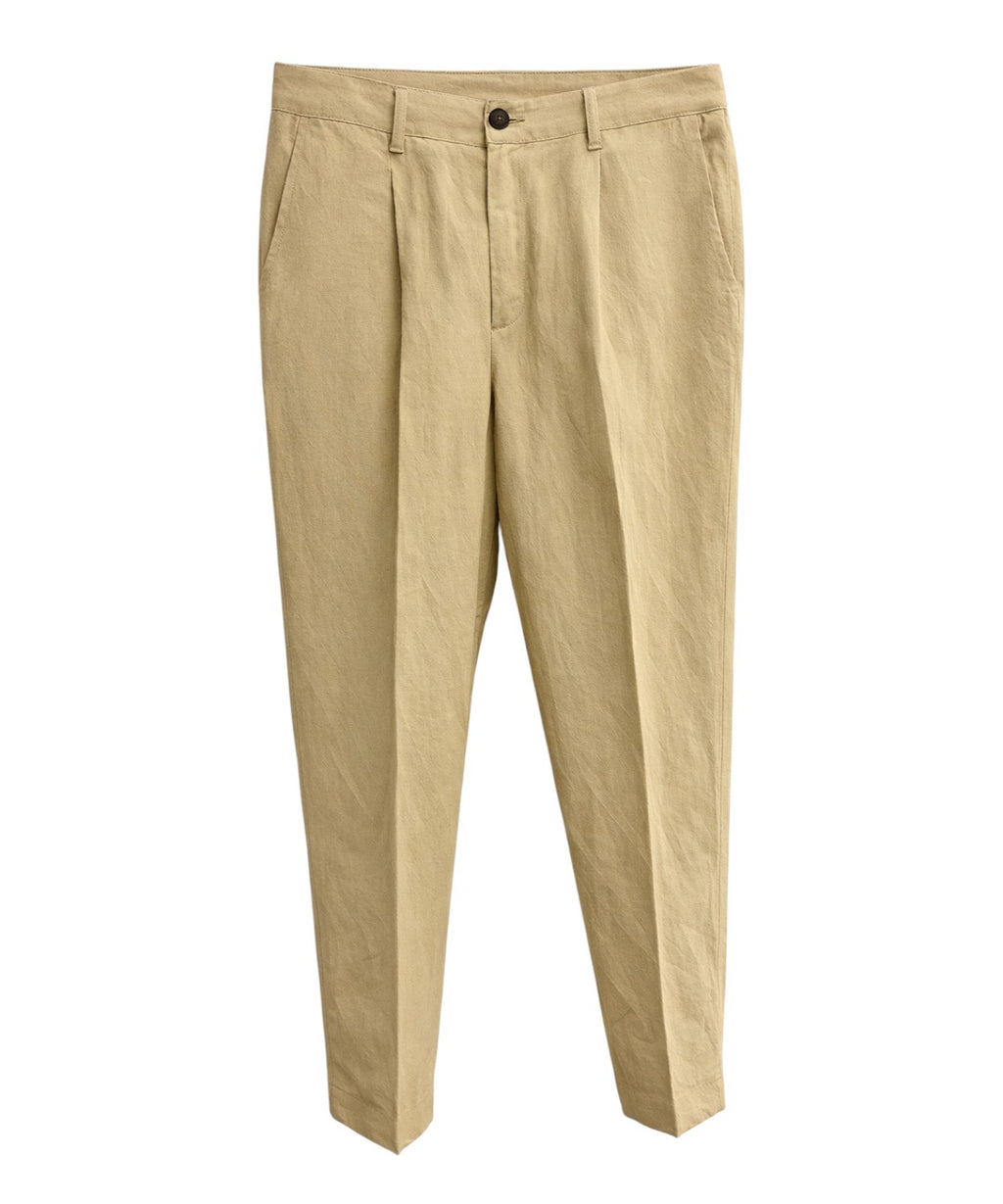 Men's Beige Linen Trousers C.9.3.
