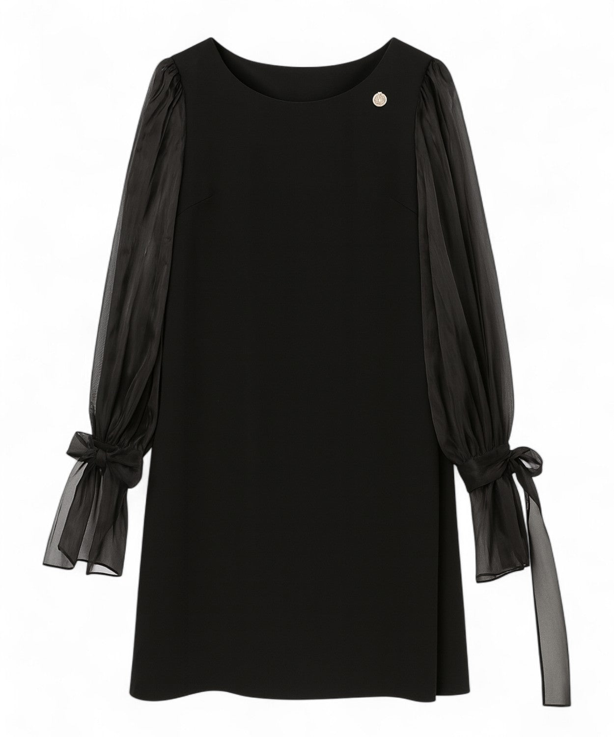 Abito Rinascimento con Maniche in Organza e Fiocchi