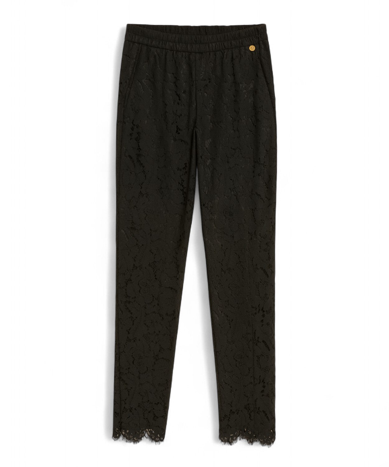 Pantaloni in Pizzo Blugirl con Fondo Smerlato