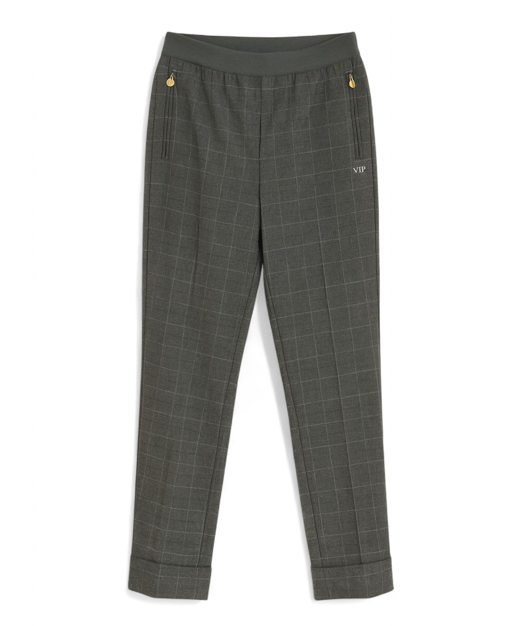 Via delle Perle Plaid Trousers