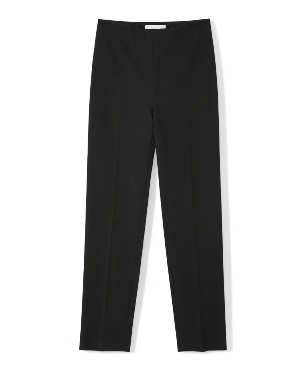 Straight-cut trousers with crease Blubianco