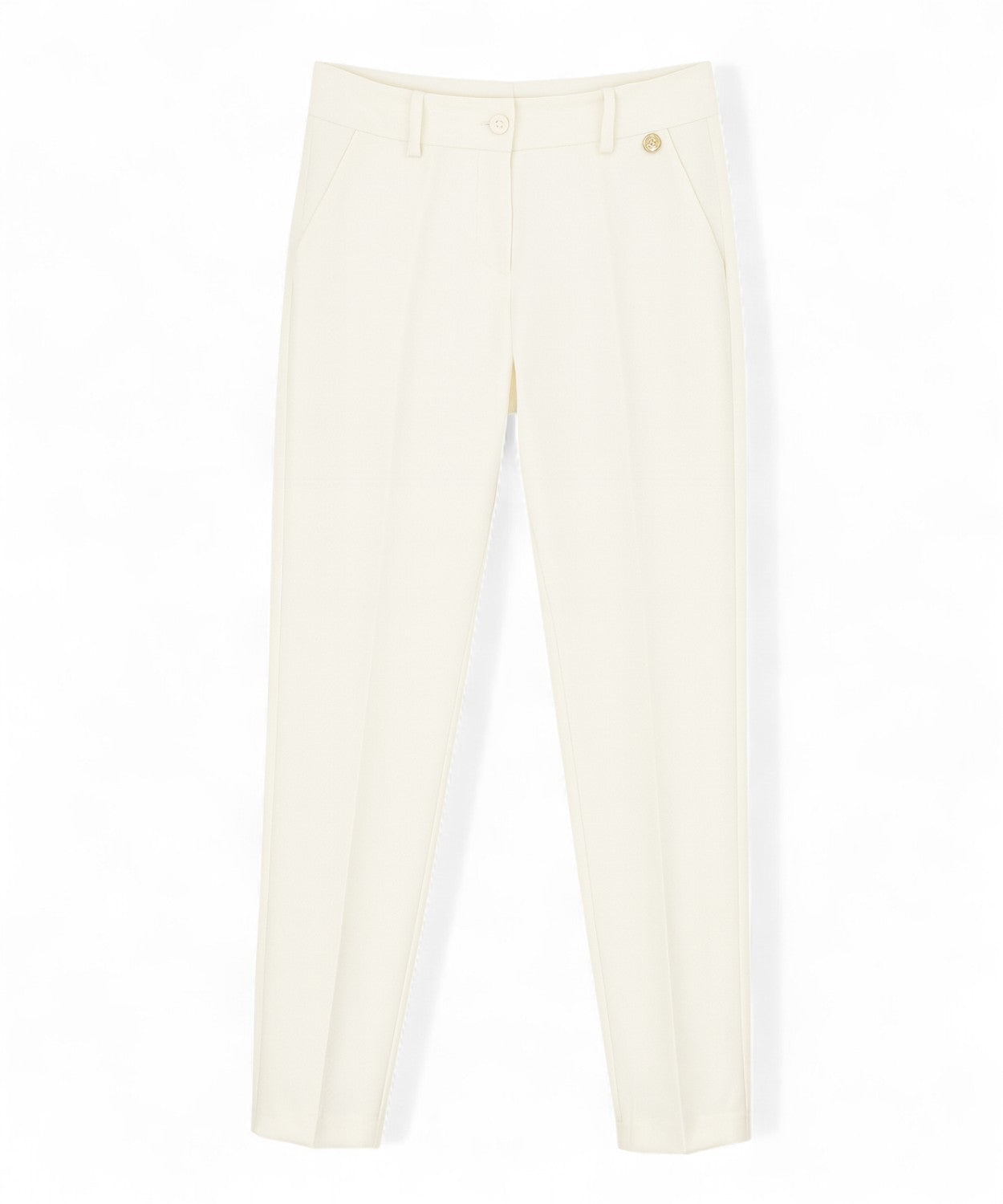 Pantalone dritto con piega