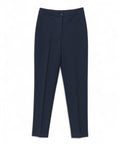 Tailored trousers with pleat