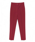 Tailored trousers with pleat