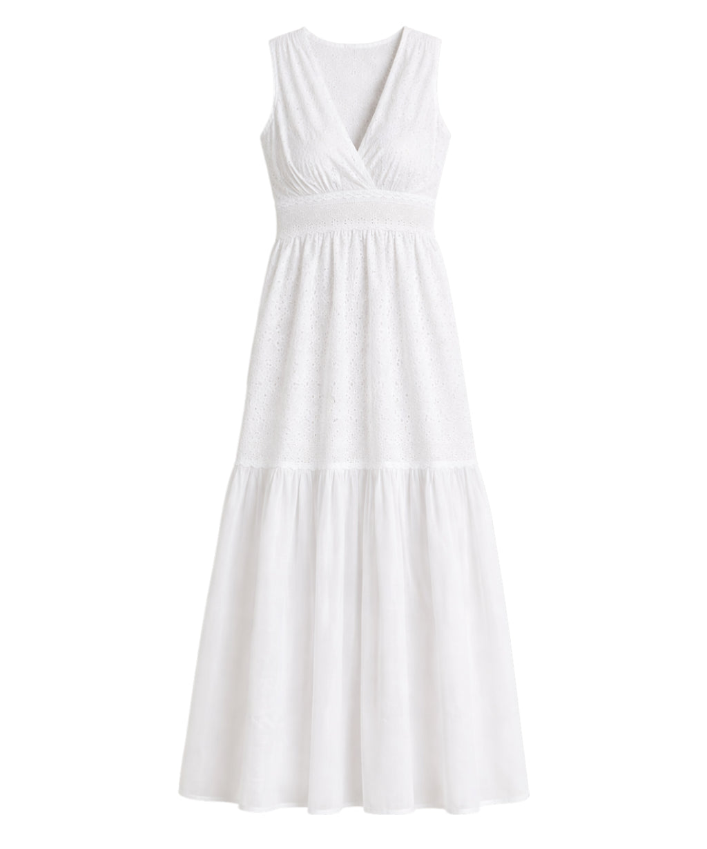 Lang kjole Twinset i Sangallo-blonde