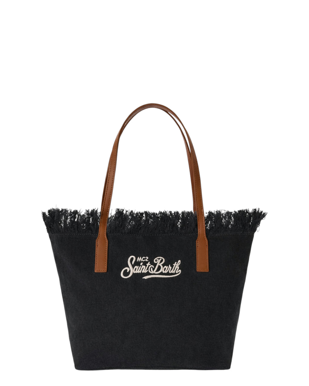 Borsa City Medium i canvas med frynser