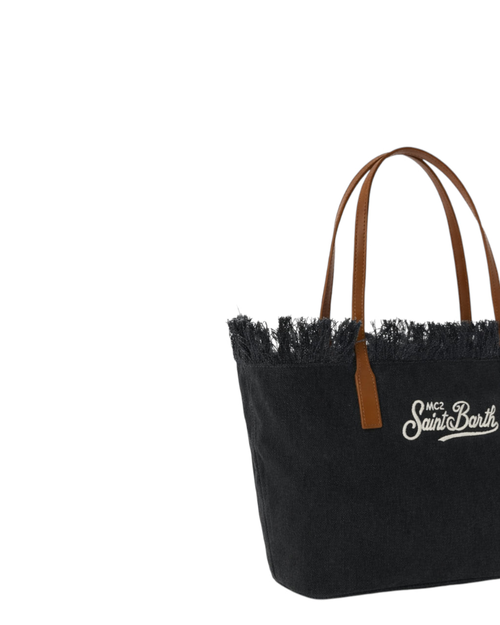 Borsa City Medium i canvas med frynser