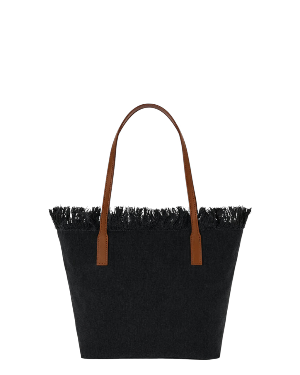 Borsa City Medium i canvas med frynser