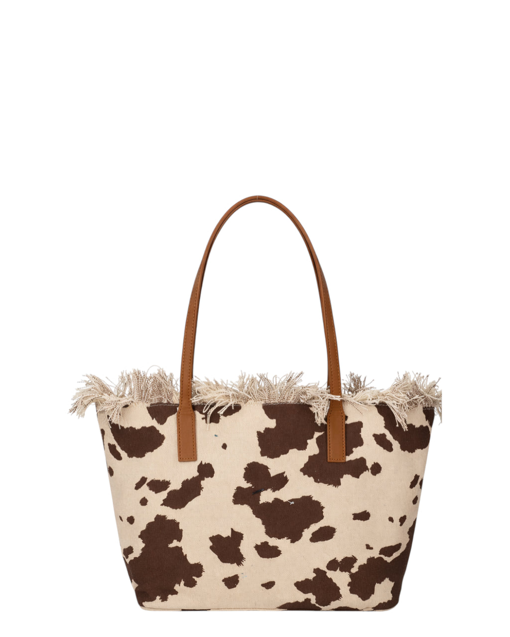 Borsa City Medium MC2 Saint Barth in canvas luipaardprint