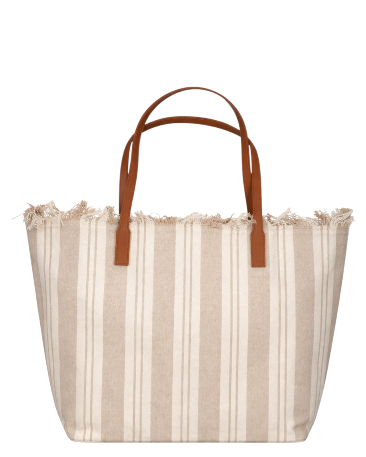 Borsa Shopper City MC2 Saint Barth in canvas a righe