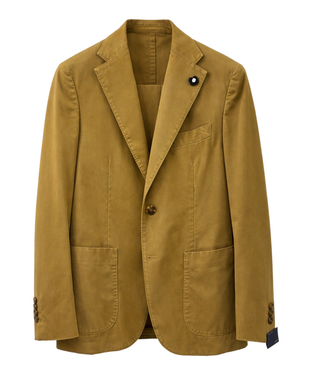 Lardini Men's Single-Breasted Cotton Suit