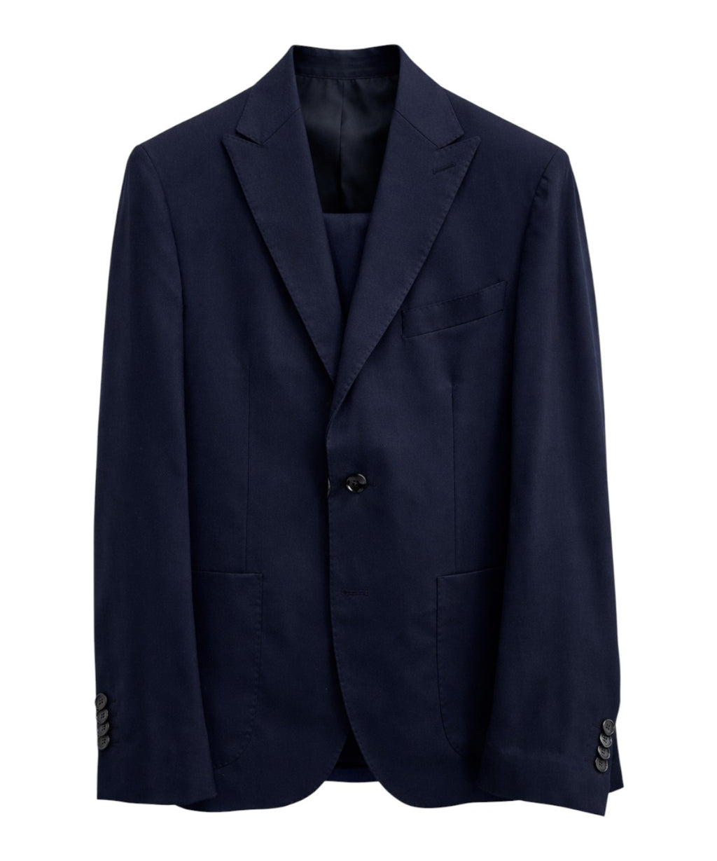 Fauzzi Single-Breasted Wool Suit - Essential Elegance