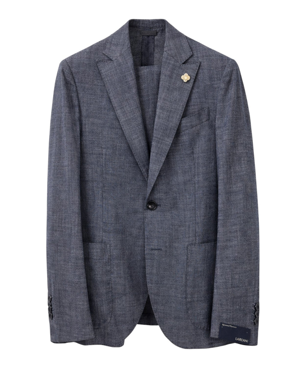 Lardini Men's Single-Breasted Linen Suit - Comfort and Style