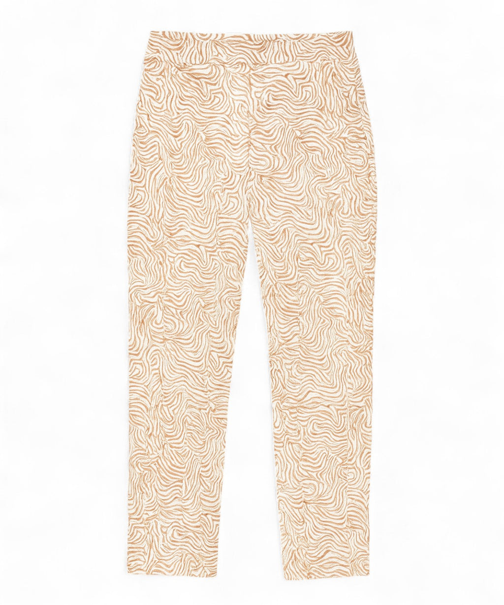 Cotton Trousers with Fantasy Print