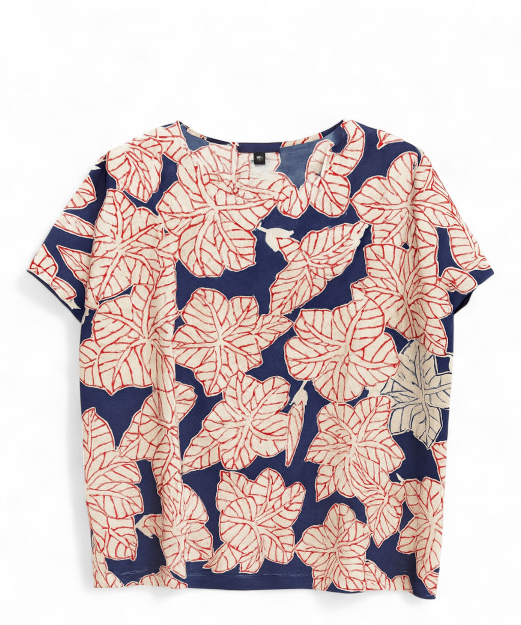 Tricot Chic T-Shirt with Floral Print