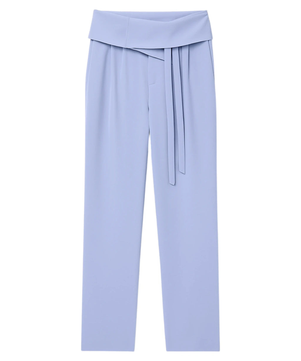 Pantaloni in Crepe con Cintura a Nastro-Emporio Armani-Pantaloni-Vittorio Citro Boutique