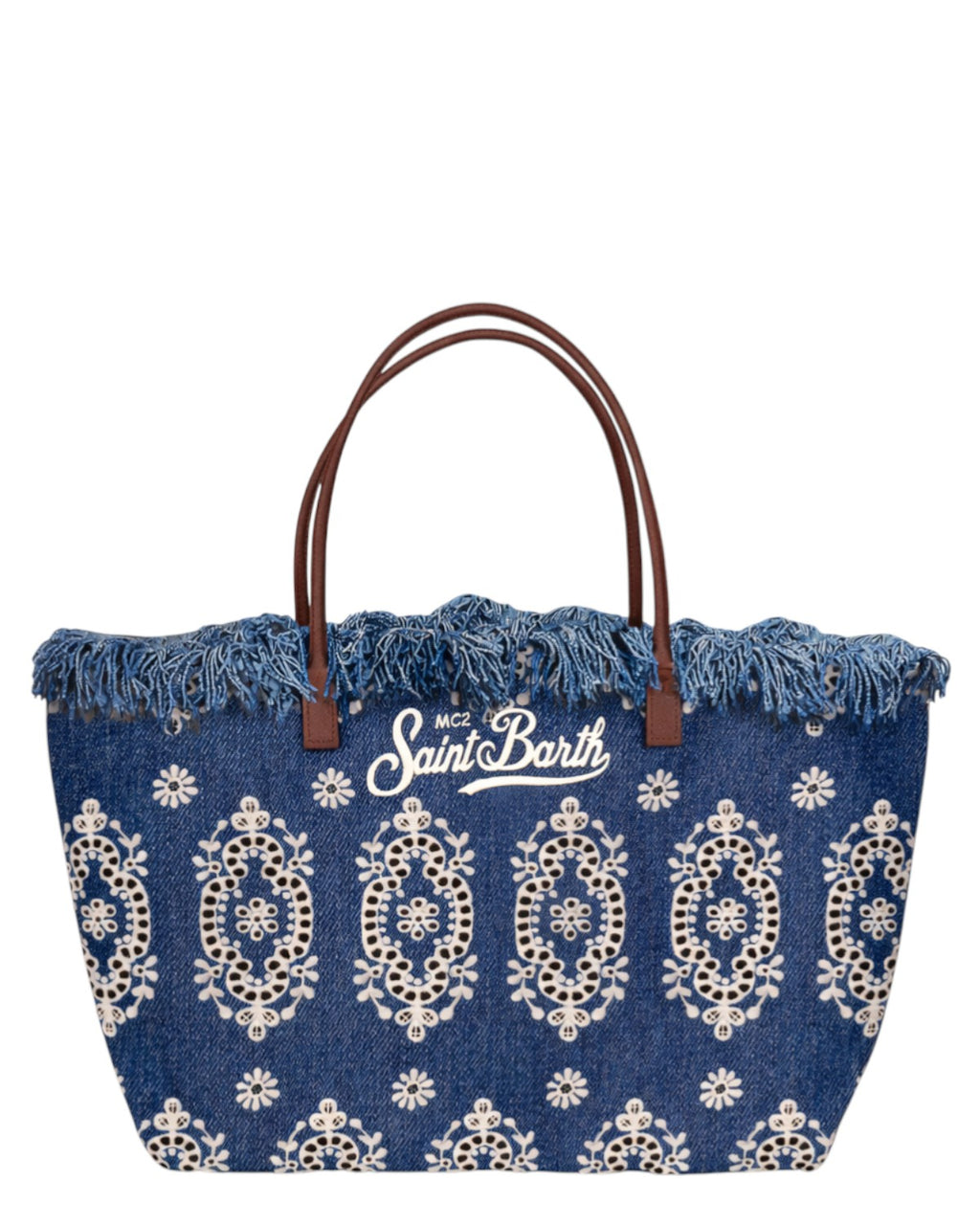 Borsa Shopper City Medium Sangallo s třásněmi a zipem