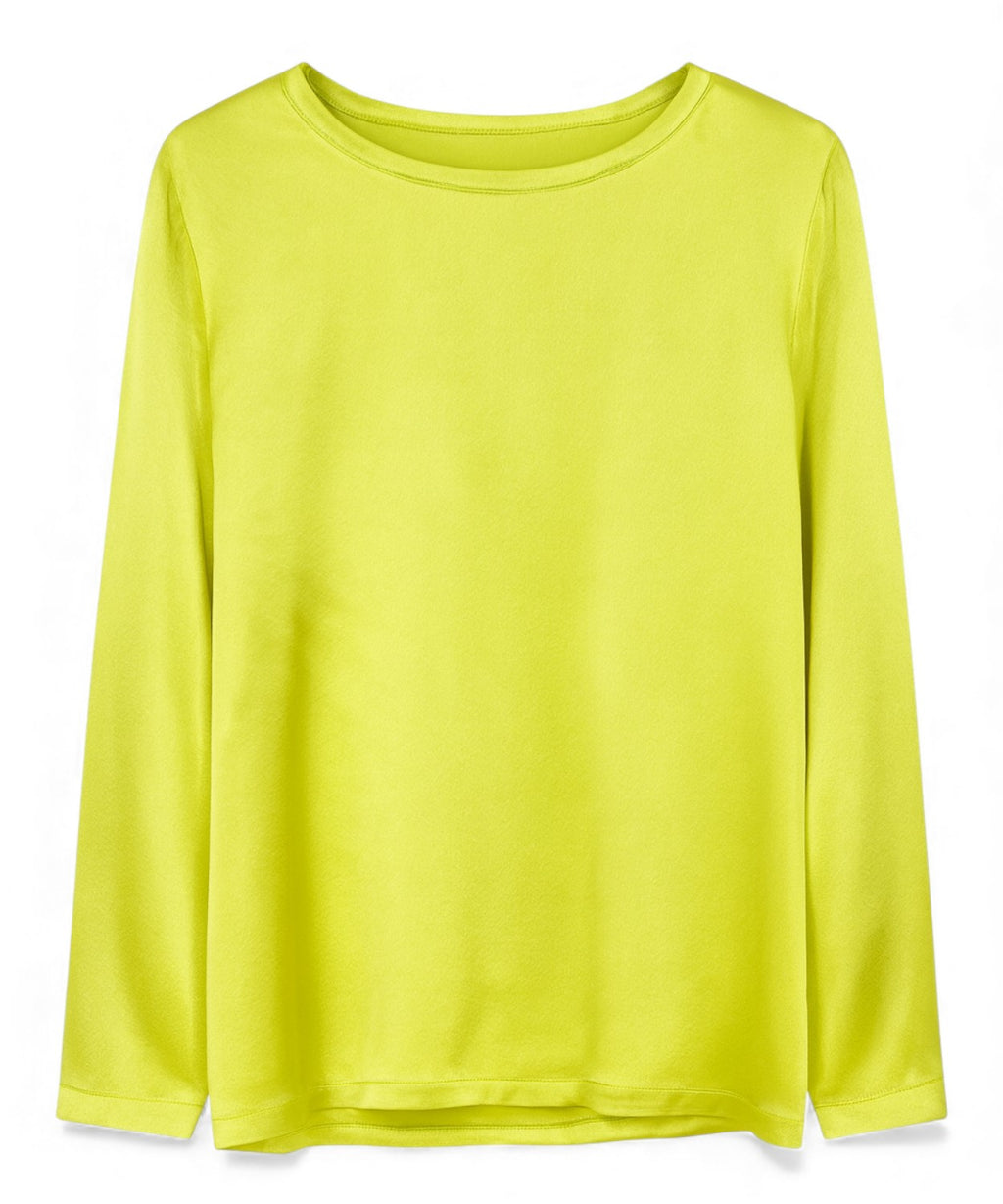 Long Sleeve Satin Shirt