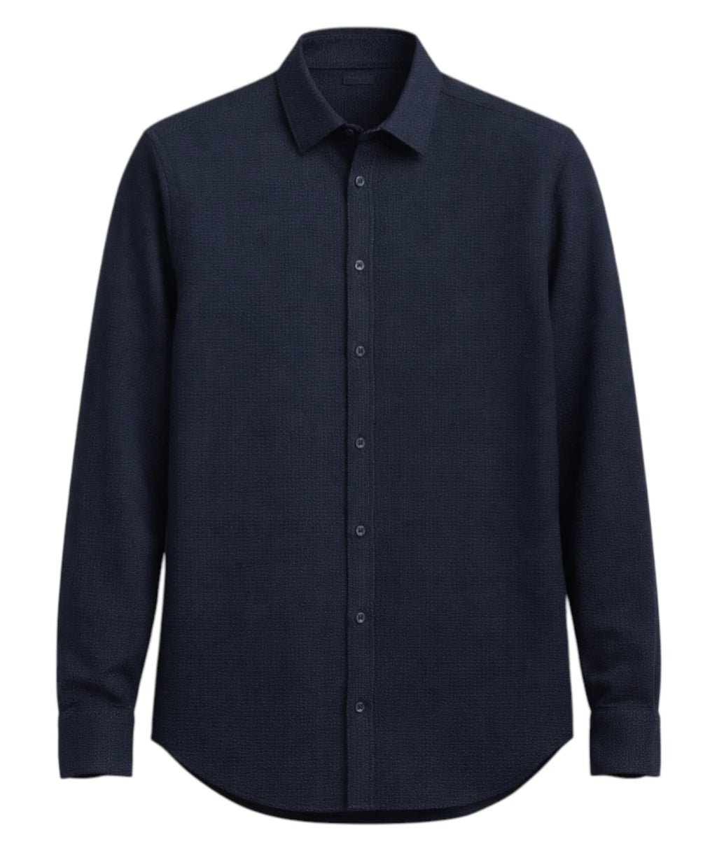 Men's Ingram Shirt in Stretch Piqué
