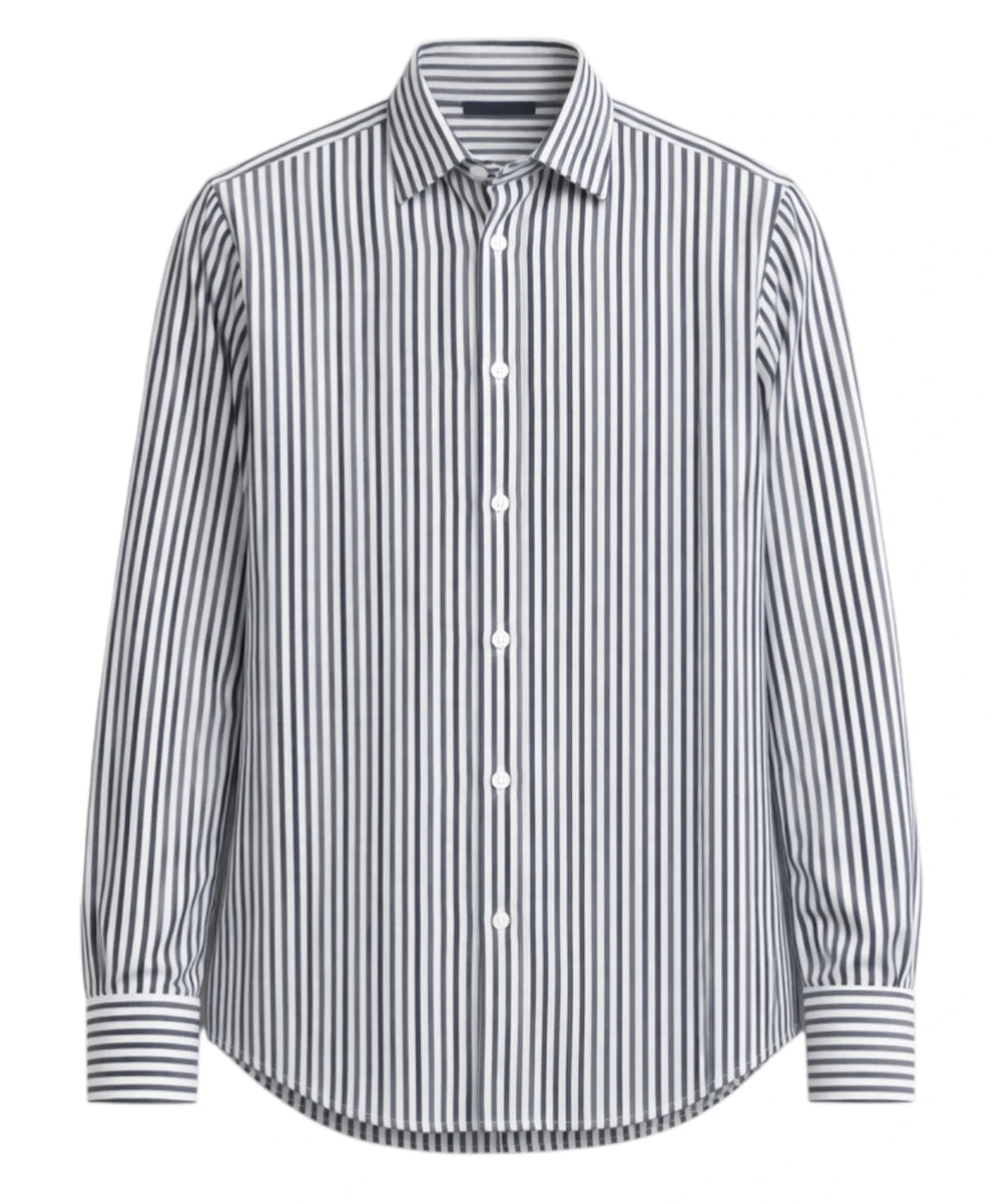 Men's Ingram Striped Stretch Slim Fit Shirt