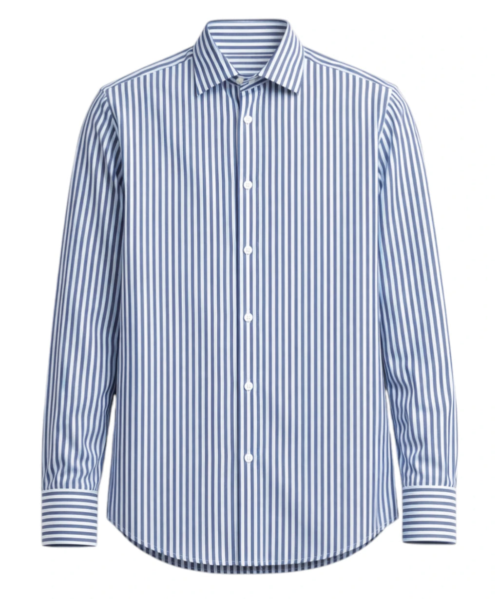 Ingram Men's Striped Stretch Slim Fit Shirt