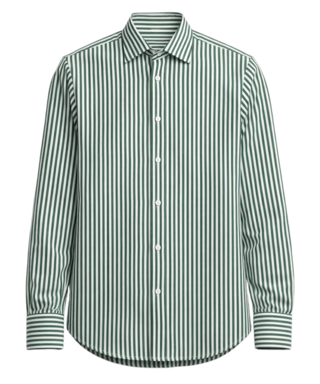 Ingram Men's Striped Stretch Slim Fit Shirt